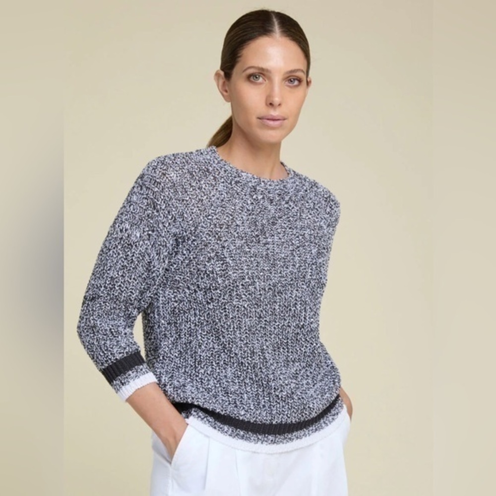 John Paul Richard Gray Mohair scoop neck Sweater Size large